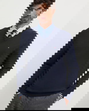 Tommy Hilfiger pulover de bumbac