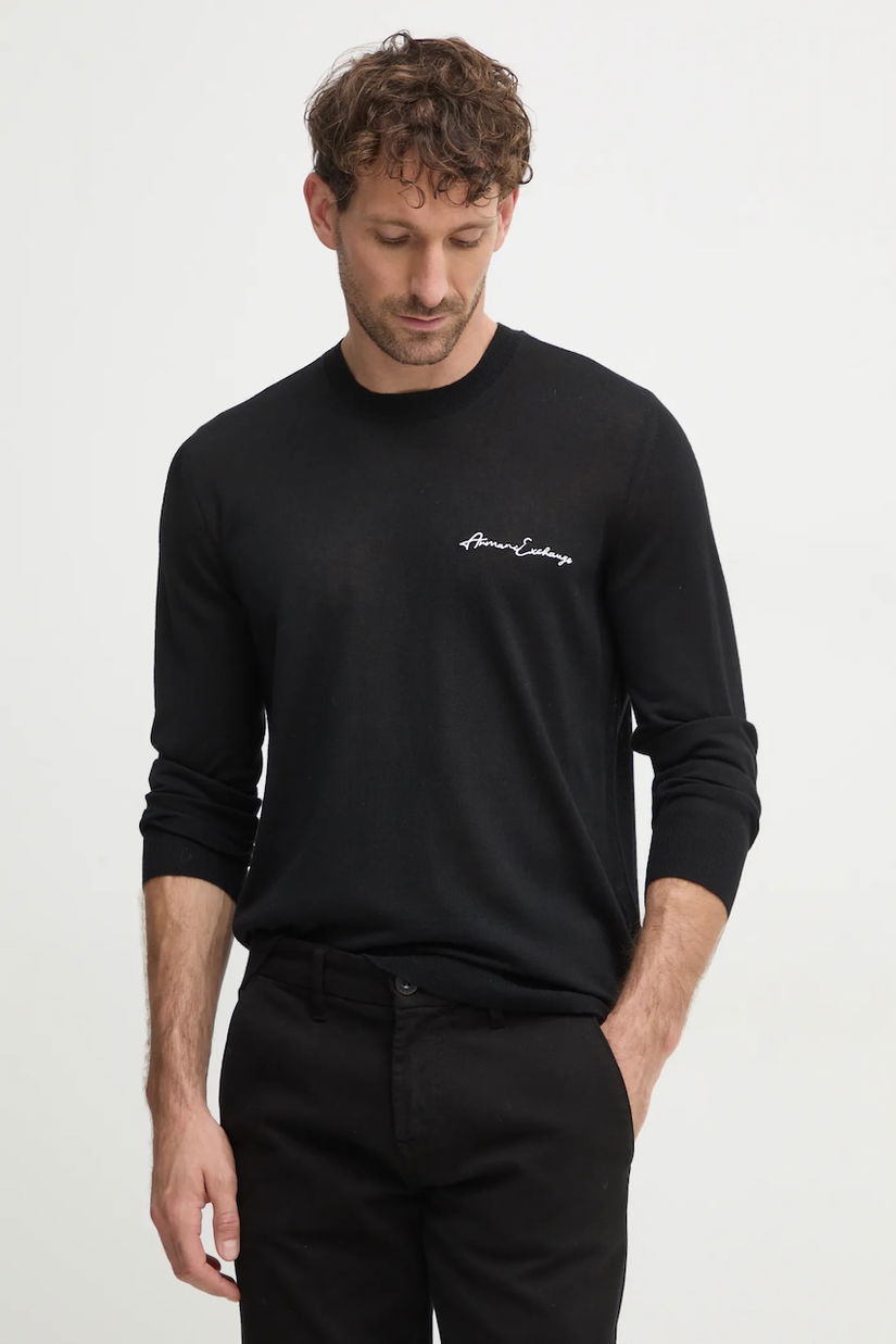 Armani Exchange pulover de lana