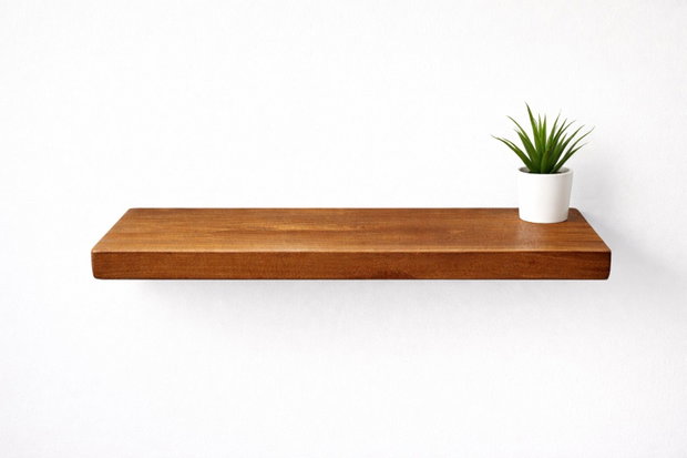 Poliță din lemn masiv stejar - raft perete 80x20 cm - design natural - ATP Wood