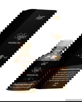 Gel masaj si lubrifiant 2 in 1 Intt cafea 30 ml