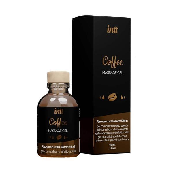 Gel masaj si lubrifiant 2 in 1 Intt cafea 30 ml