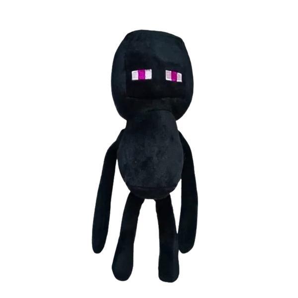 Jucărie de Plus Minecraft Enderman, 20 cm &ndash; Personaj Minecraft, Plus Moale pentru Copii