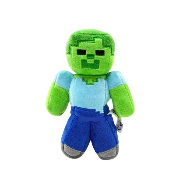 Jucărie de Plus Minecraft Zombie, 20 cm &ndash; Personaj Minecraft, Plus Moale pentru Copii