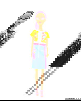 Păpușă K-Pop Rumi Fashion Girls, 30 cm, Rochiță Colorată, Articulații Mobile, Păpușă Fashion