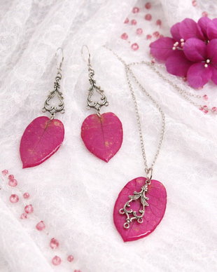 set bijuterii Bougainvillea 01878