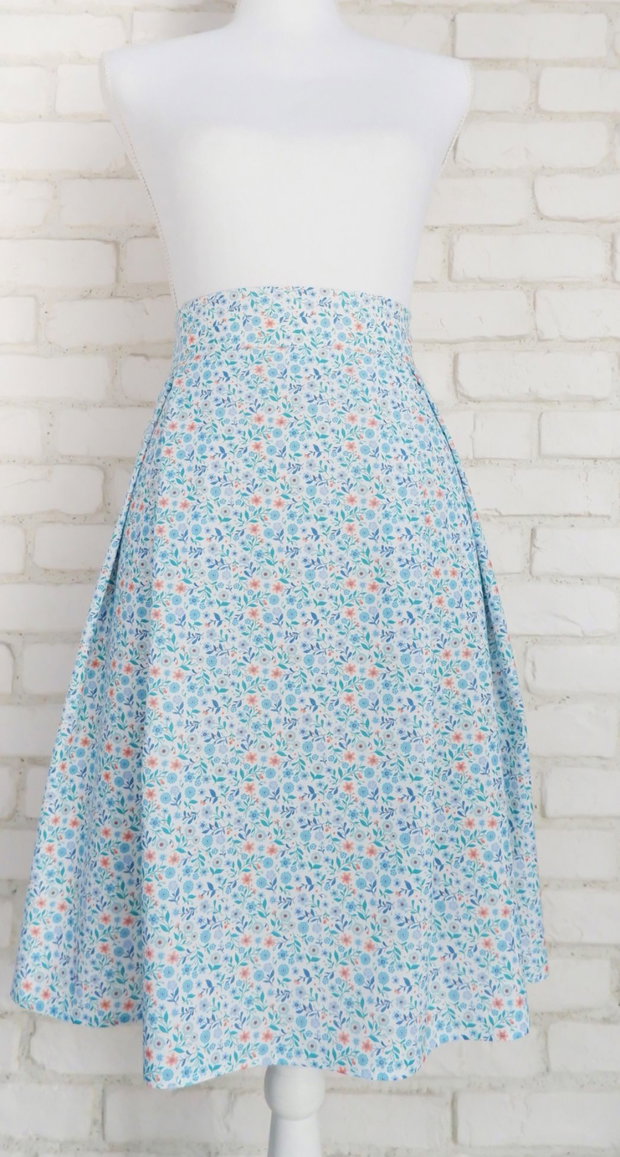 Camasa Dama Flori Mici Bleu