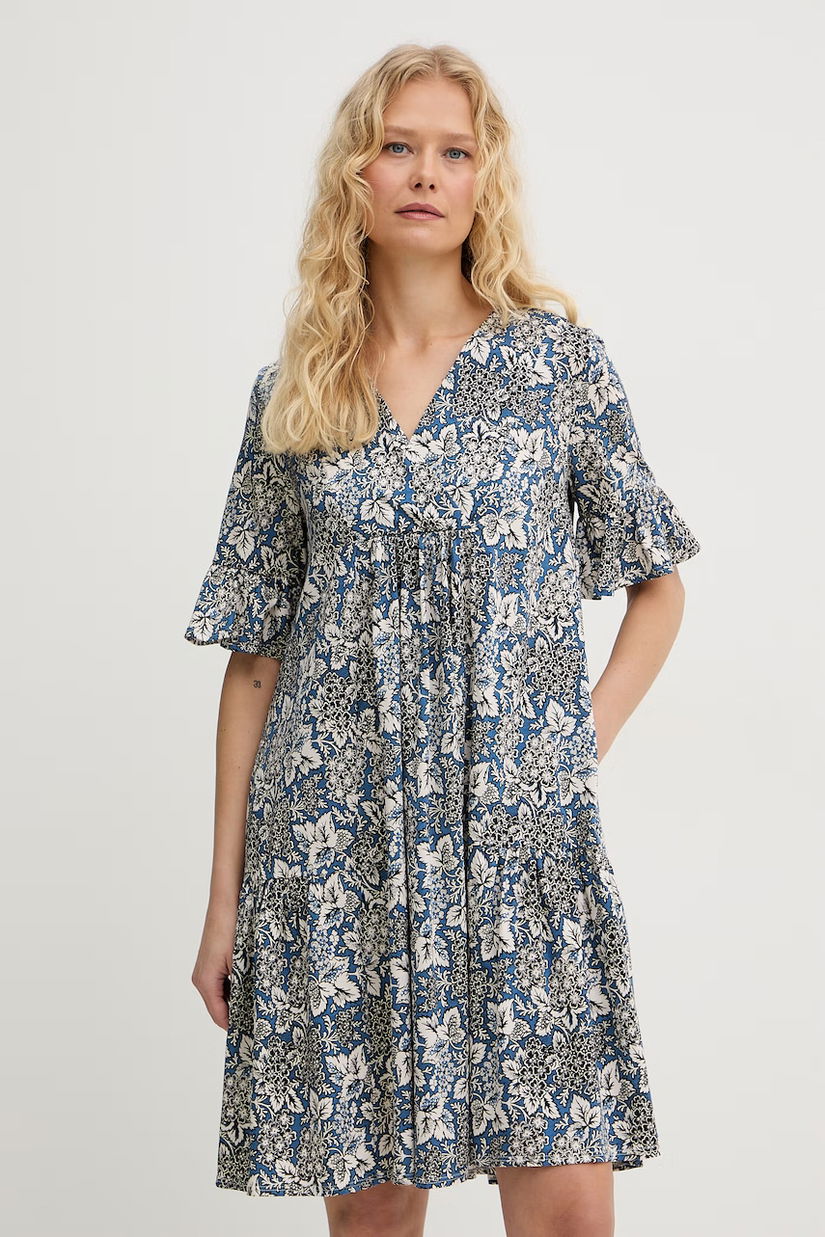 Weekend Max Mara rochie din bumbac FUOCO