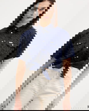 Guess Jeans cămașă pentru femei, din bumbac