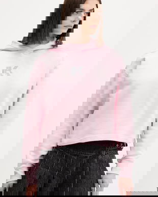 Karl Lagerfeld Jeans hanorac cu glugă pentru femei, din bumbac