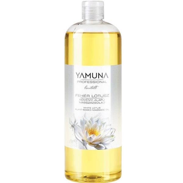 Ulei de Masaj Lotus Alb - Yamuna White Lotus Plant-Based Massage Oil, 1000 ml
