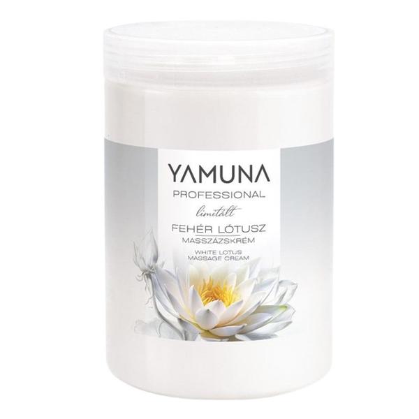 Crema de Masaj Lotus Alb - Yamuna White Lotus Massage Cream, 1000 ml