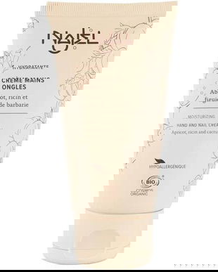 Crema Hidratanta pentru Maini si Unghii cu Ulei de Caise, Ricin si Cactus, Bio, Fara Parfum - Najel Moisturizing Hand and Nail Cream, 75 ml