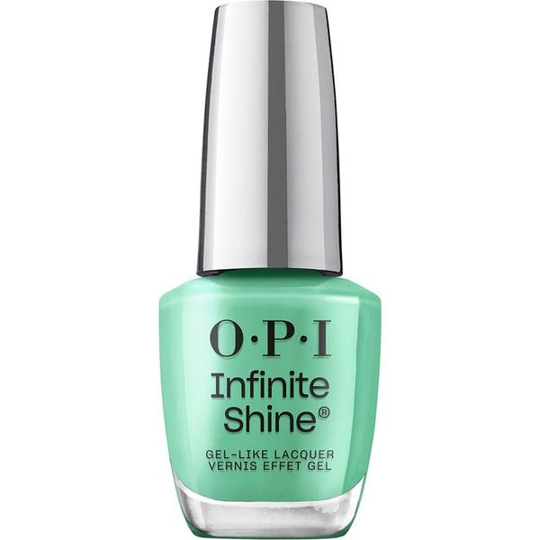Lac de Unghii cu Efect de Gel - OPI Infinite Shine, The New OPIcons Collection, nuanta Big Apple Green, 15 ml