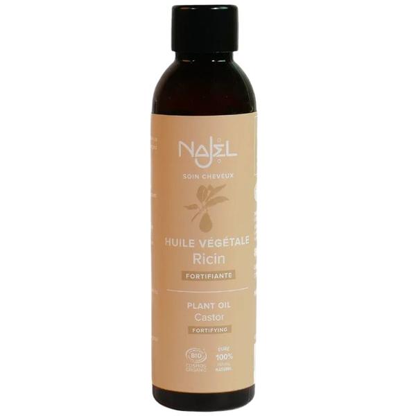 Ulei de Ricin Bio pentru Par, Piele, Unghii si Barba - Najel Plant Oil Castor Fortifying, 80 ml