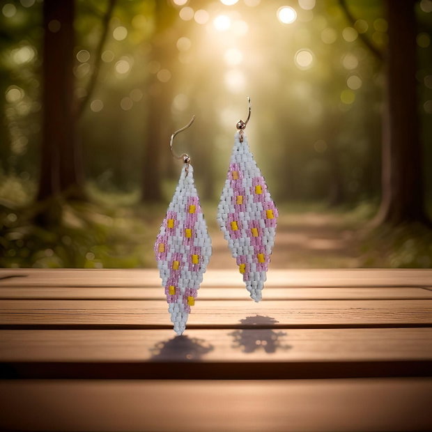 Cercei Flori de Cireș Delicate