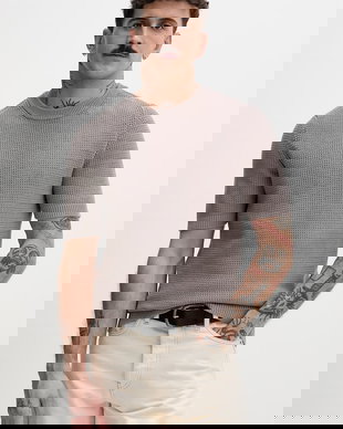 HUGO pulover bărbătesc din bumbac Saffon