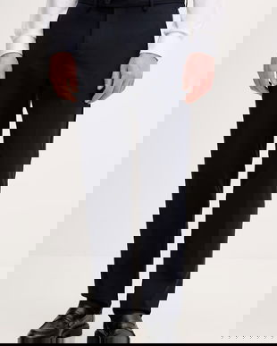 United Colors of Benetton pantaloni de costum pentru bărbați, cu vâscoză