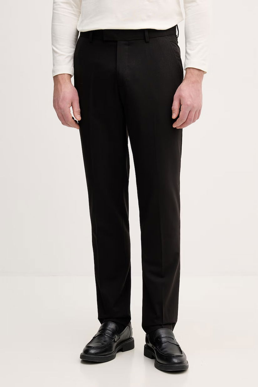 Sisley pantaloni carrot pentru bărbați, cu adaos de lână