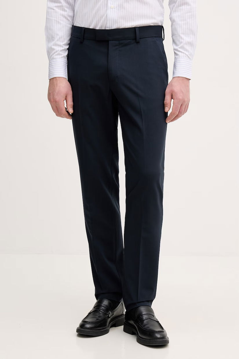 Sisley pantaloni carrot pentru bărbați, cu adaos de lână