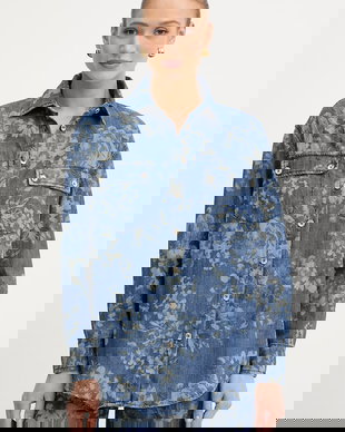 Fracomina cămașă pentru femei, din bumbac