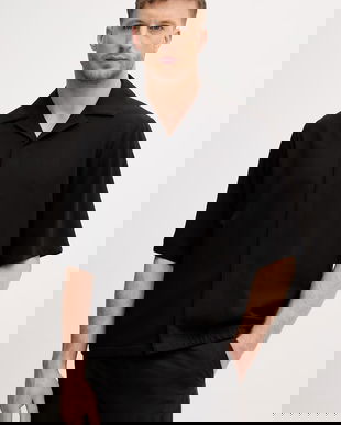 Lindbergh bluză tip cămașă pentru bărbați, cu vâscoză