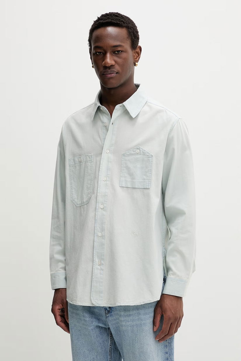 Kenzo cămașă pentru bărbați, din denim