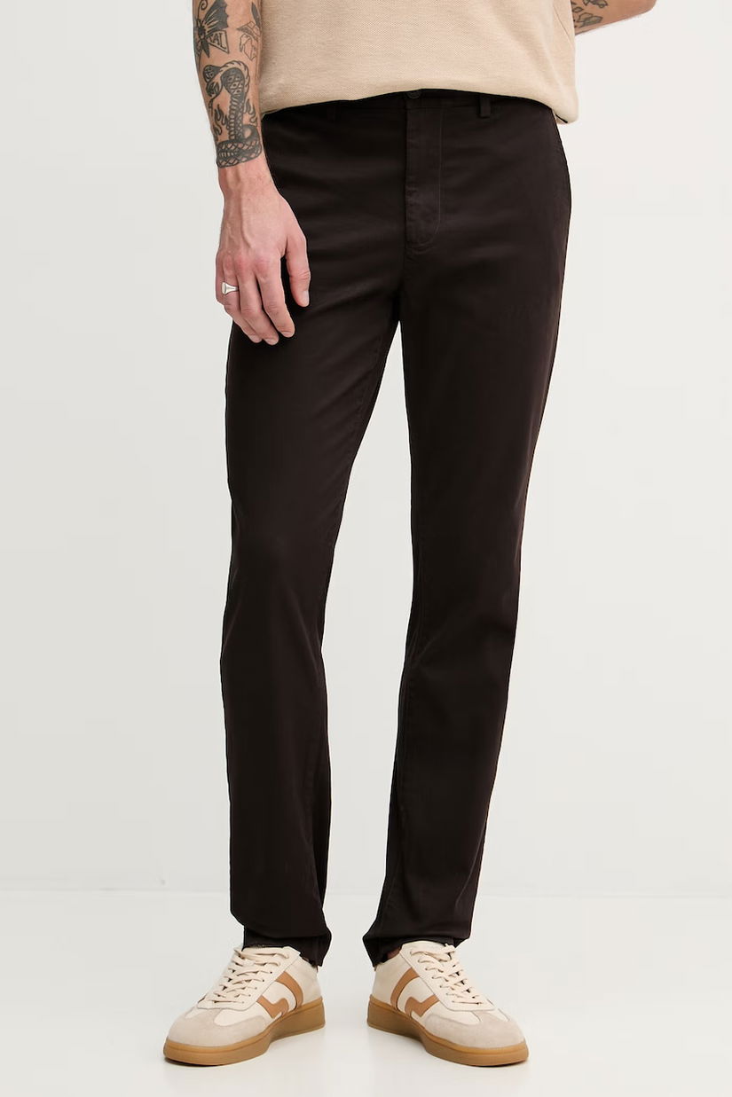 Lacoste pantaloni regular pentru bărbați, din bumbac cu elastan