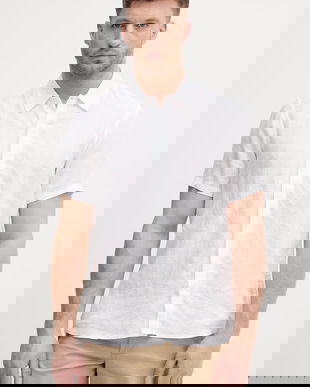 Michael Kors cămașă pentru bărbați, din in