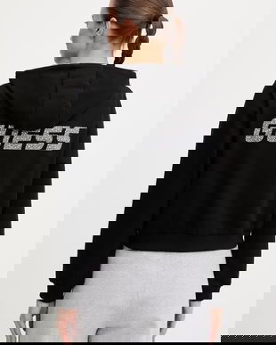 Guess hanorac cu fermoar pentru femei SILVY