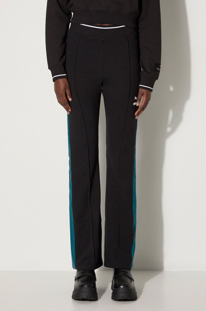 Puma pantaloni de trening T7 Classics Play Paris Flared