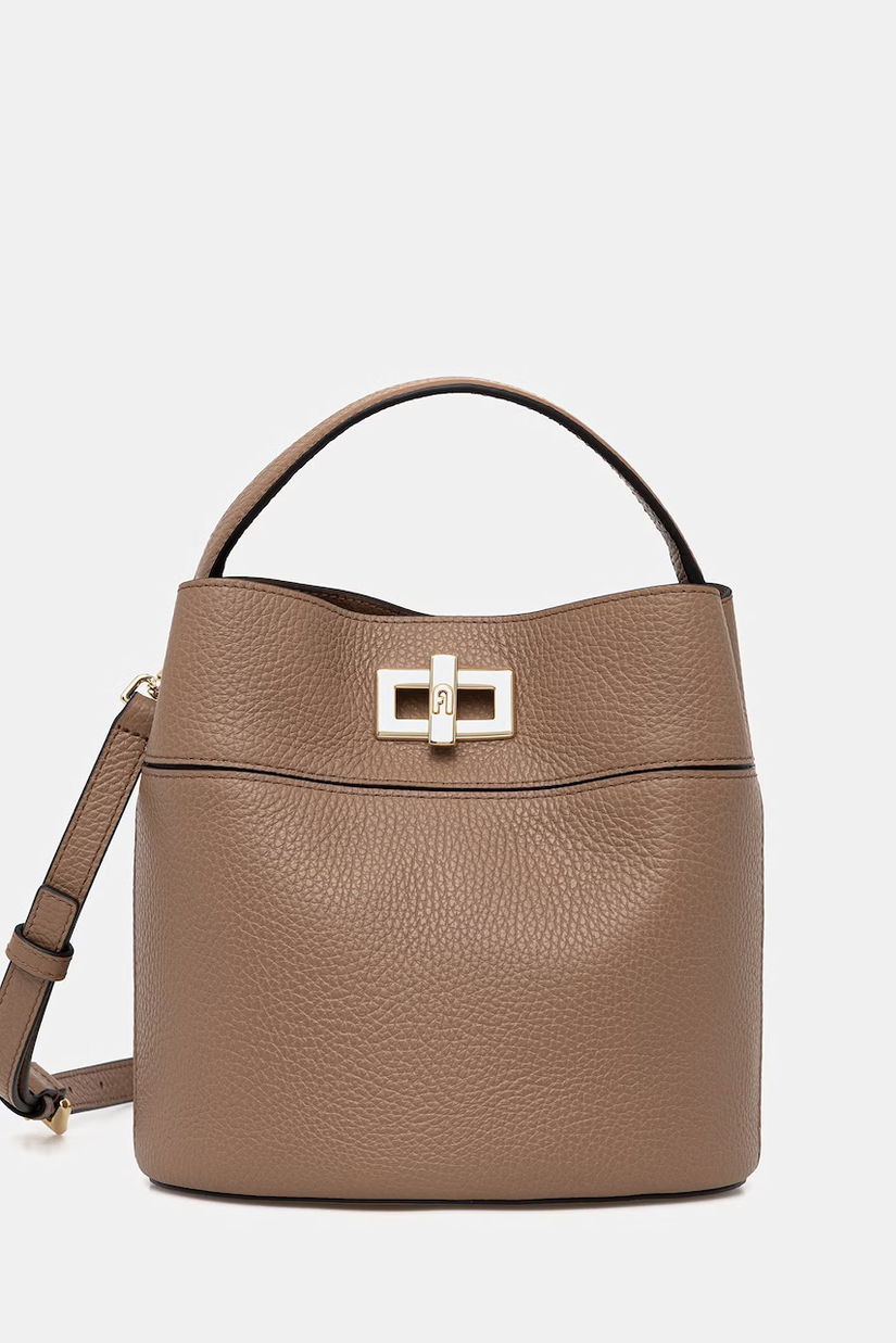 Furla geantă crossbody pentru femei, din piele Amelia Mini Bucket Bag