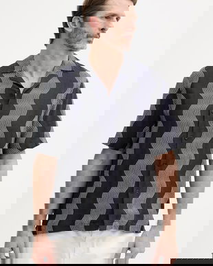 Frescobol Carioca cămașă pentru bărbați, din in