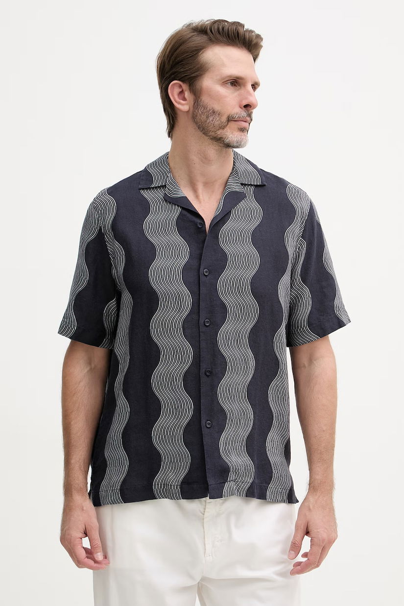 Frescobol Carioca cămașă pentru bărbați, din in