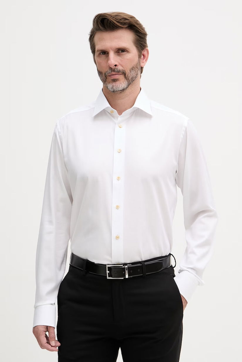 Eton cămașă pentru bărbați, din bumbac