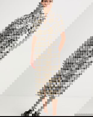 Barbour rochie cu adaos de in Fern