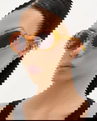 Jacquemus ochelari de soare ROND
