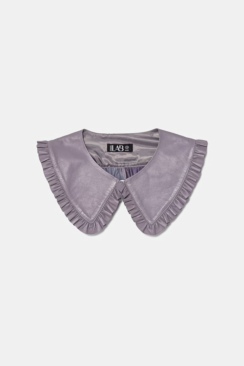 Answear.LAB guler decorativ pentru femei, din piele ARIN Unscripted Collection