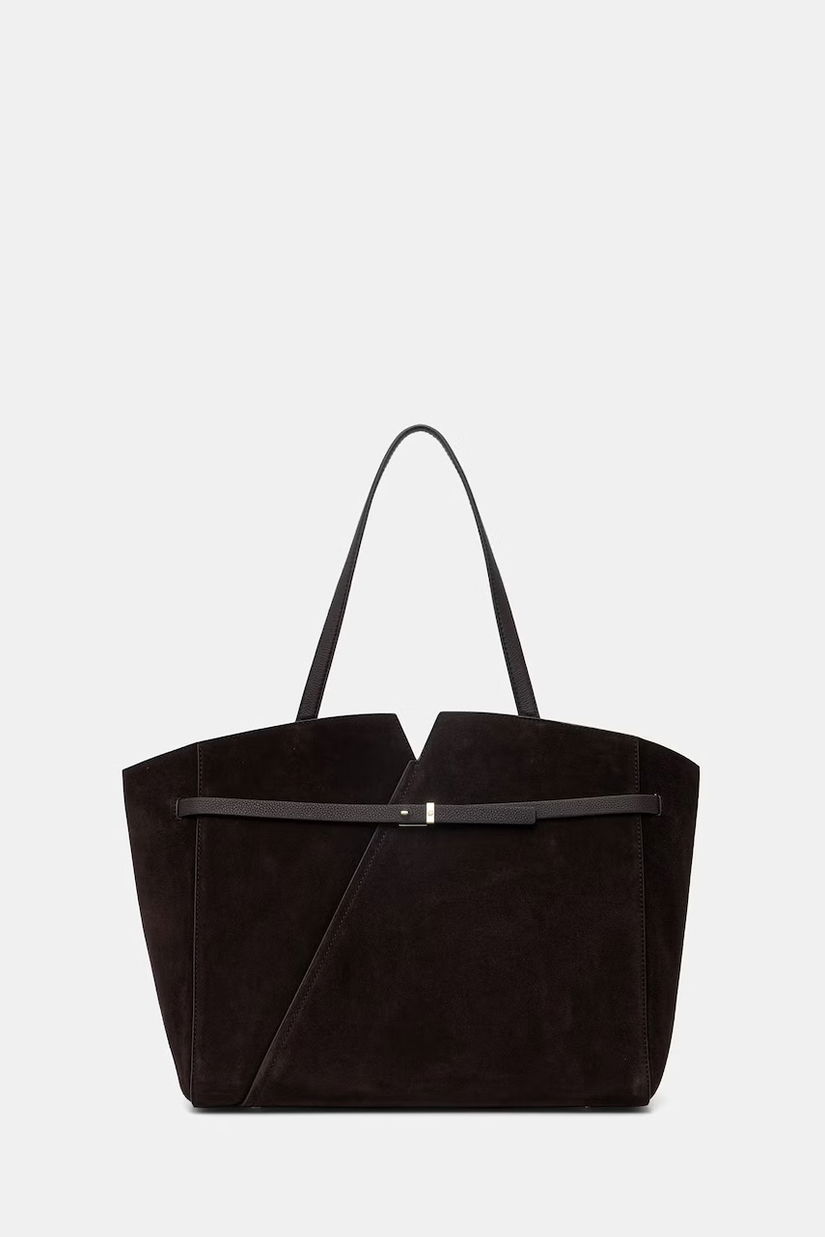 BOSS geantă shopper pentru femei, din piele întoarsă