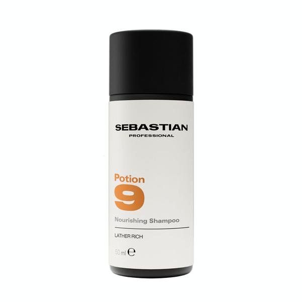 Sampon Hranitor pentru Par Uscat - Sebastian Professional Potion 9 Nourishing Shampoo, 50 ml