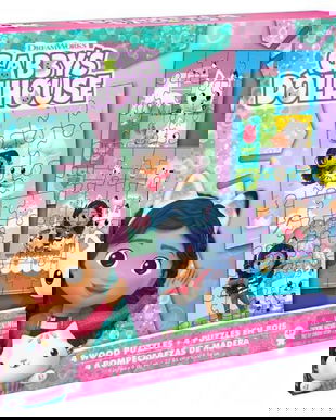 Set 4 puzzle din lemn. Gabbys Dollhouse