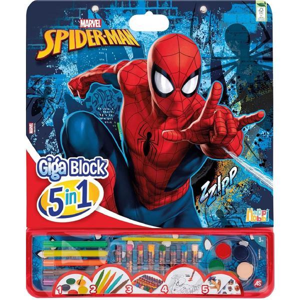 Set pentru desen. Spider Man. Marvel 5 in 1