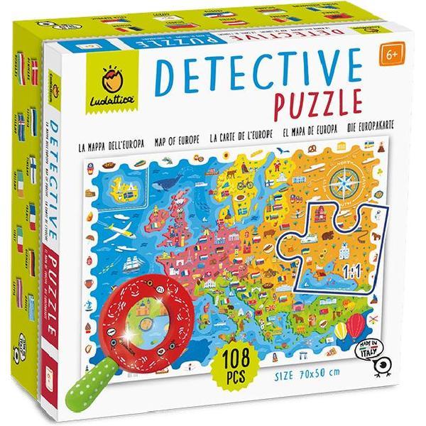 Puzzle micul detectiv. Harta Europei
