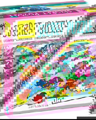Puzzle secret. Unicorni