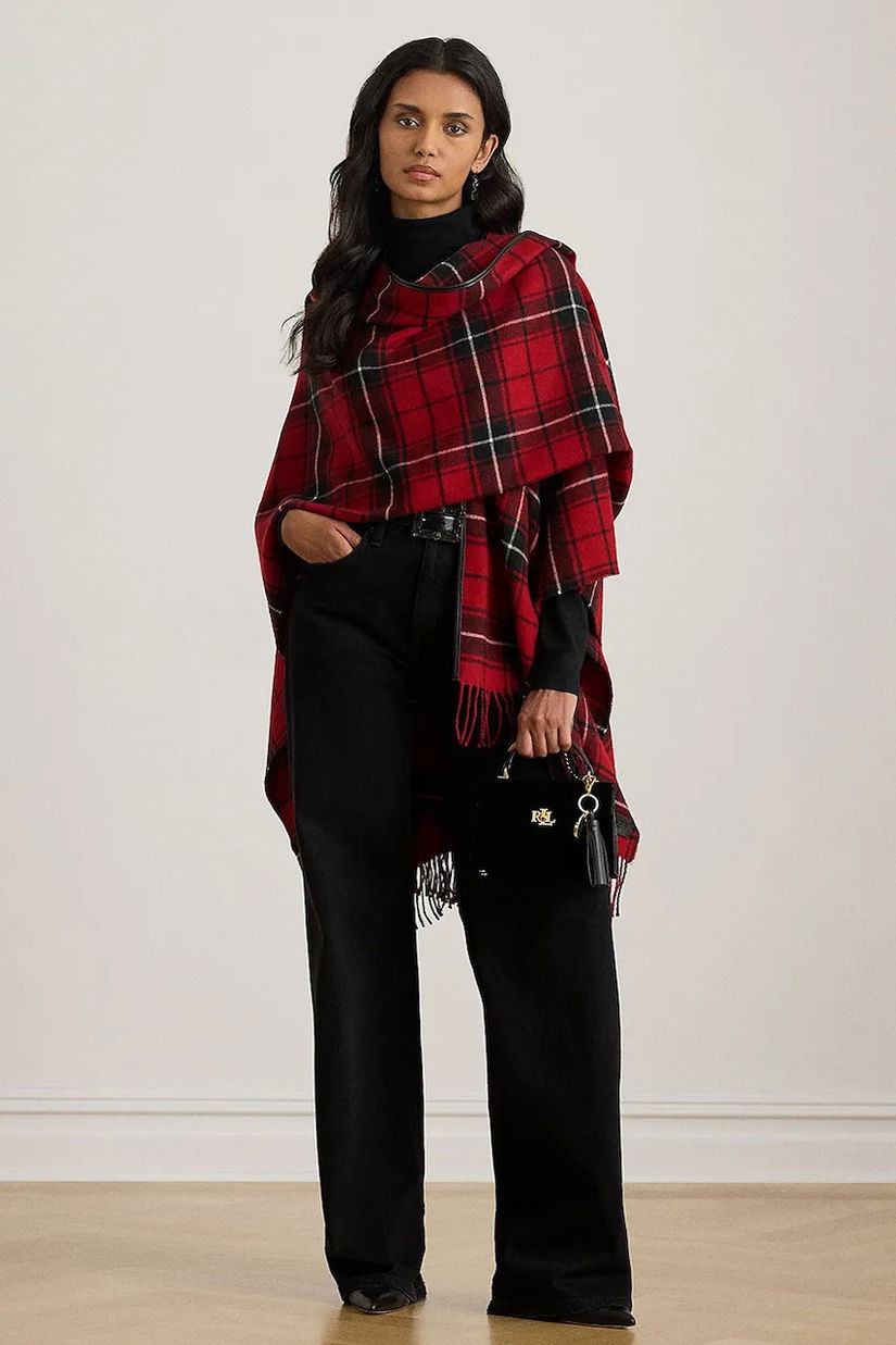 Lauren Ralph Lauren poncho de lână