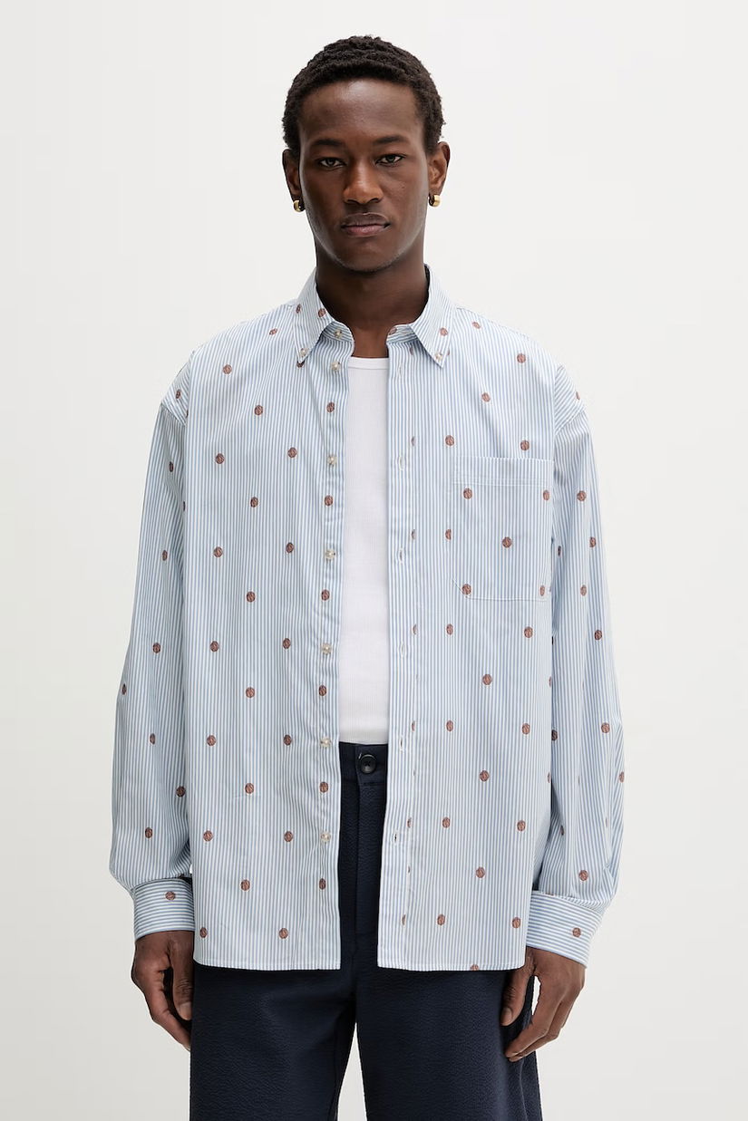 Les Deux cămașă pentru bărbați, din bumbac Kolton