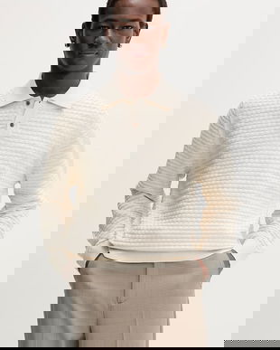 Les Deux pulover pentru bărbați, din bumbac Billy