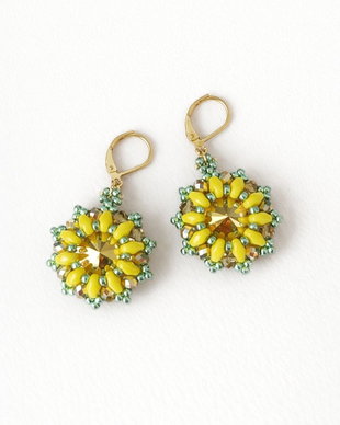 Cercei handmade - Sunflower Glow