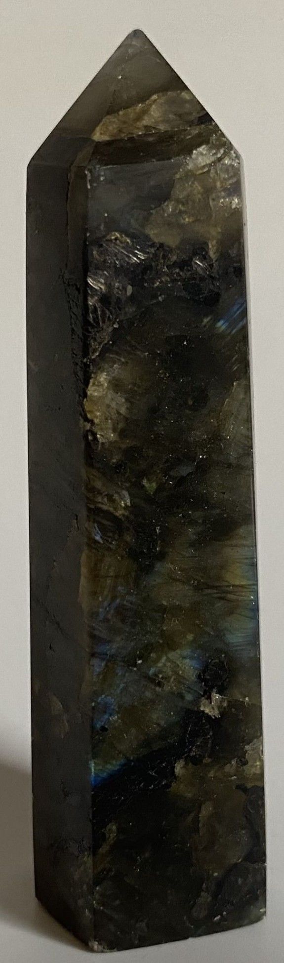 Labradorit - Obelisc piatra semipretioasa