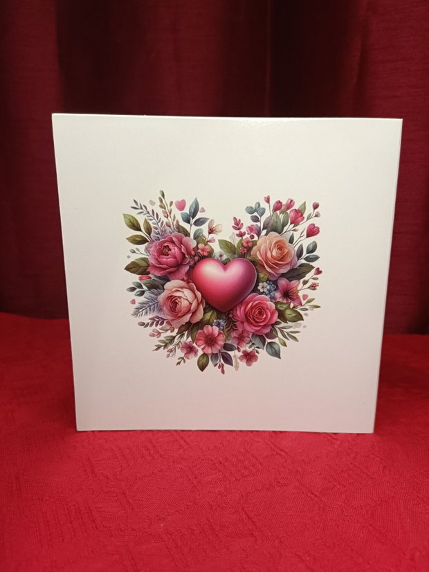 Mesagerul Iubirii Felicitare Mozaic cu Diamante 15×30 cm