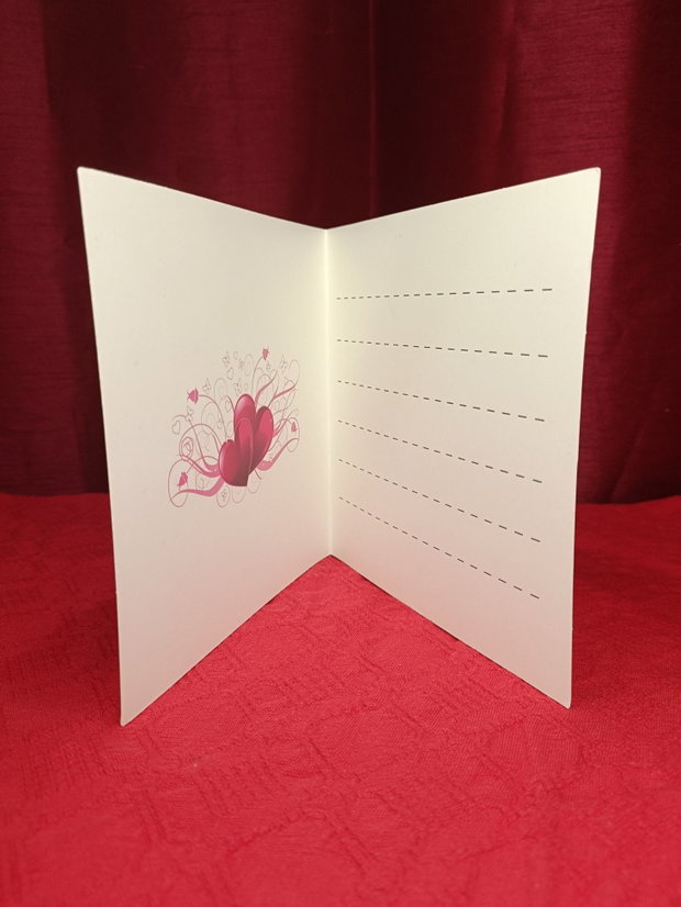 Cupidonul Iubirii Felicitare Mozaic cu Diamante pentru Valentines Day